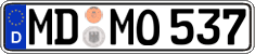 German license plate, Regular plates