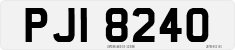 License plate of the United Kingdom, Northern Ireland (1966)