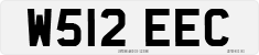 License plate of the United Kingdom, 1983 year system