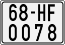 License plate of Vietnam, Motorcycles