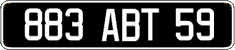 French license plate, FNI