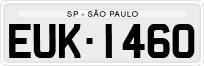 License plate of Brazil, Private owners (1990)