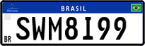 License plate of Brazil, Private owners (Mercosul)