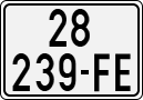 License plate of Vietnam, Motorcycles