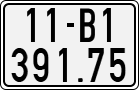 License plate of Vietnam, Motorcycles