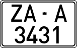 License plates of Spain, 1971 year series