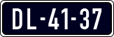 License plate of the Netherlands, Imported oldtimers (cars)