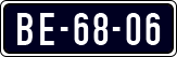 License plate of the Netherlands, Imported oldtimers (commercial vehicles)