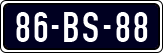 License plate of the Netherlands, Cars