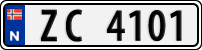 License plate of Norway, Trailers, motorcycles, special vehicles