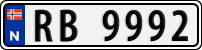 License plate of Norway, Trailers, motorcycles, special vehicles