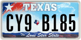 Texas, Regular plates (2009) (АB1-C234)