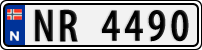 License plate of Norway, Trailers, motorcycles, special vehicles