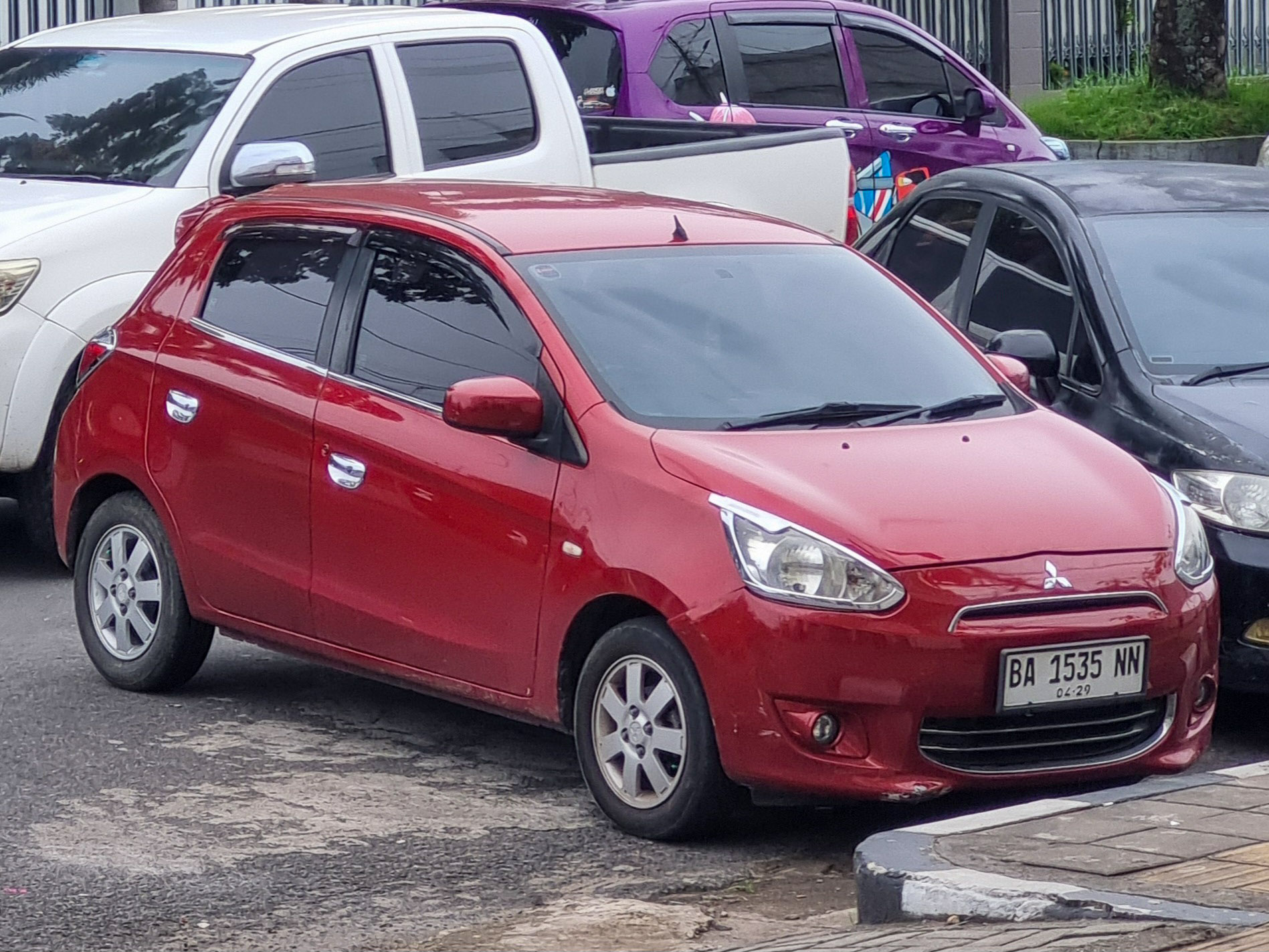 BA 1535 NN, Mitsubishi Mirage 6th gen Hatch (A00/LA), 2012–2016