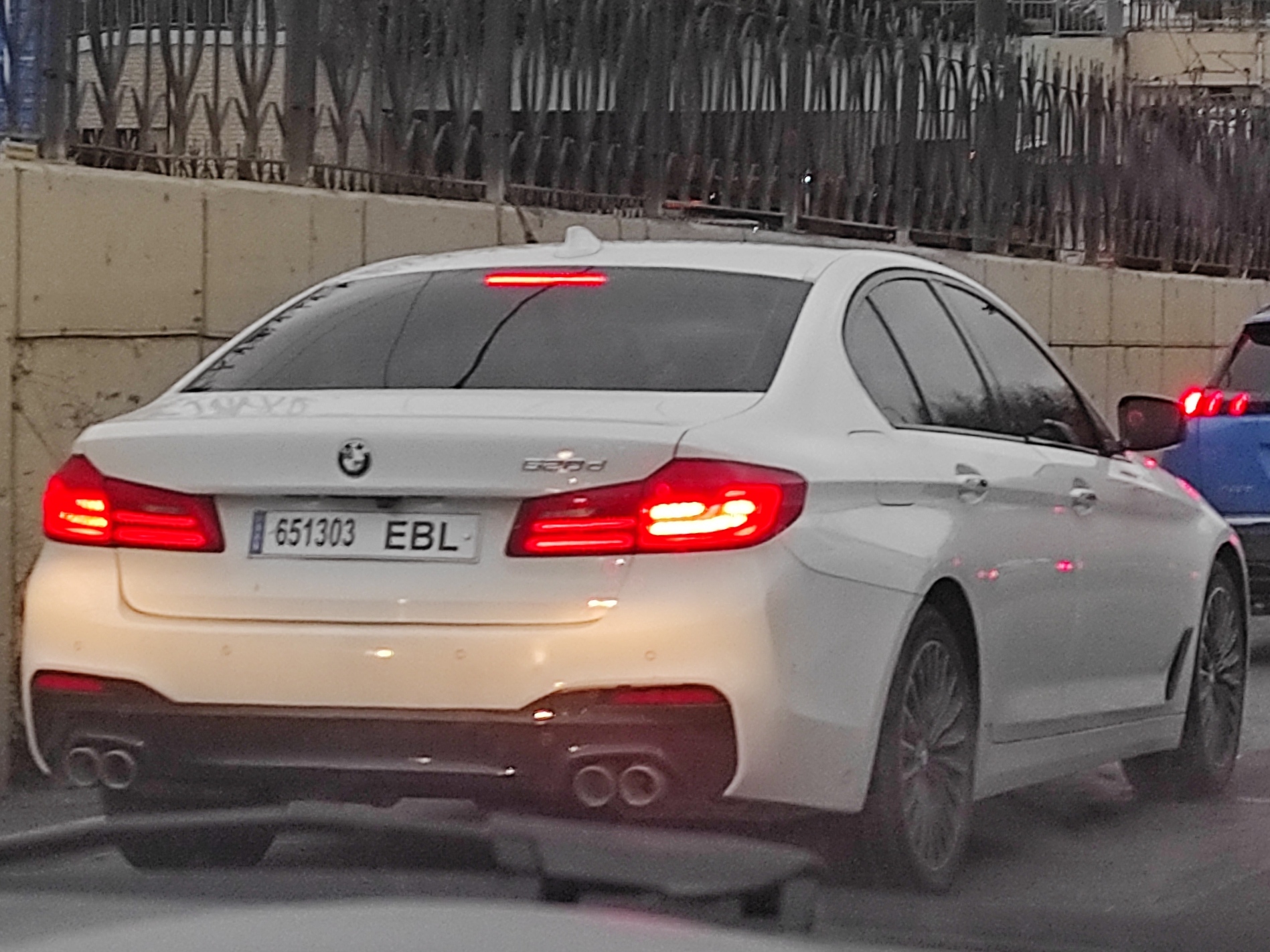 ٦٥١٣٠٣, BMW 5 Series 7th gen Sedan (G30/G38), 2017–2020