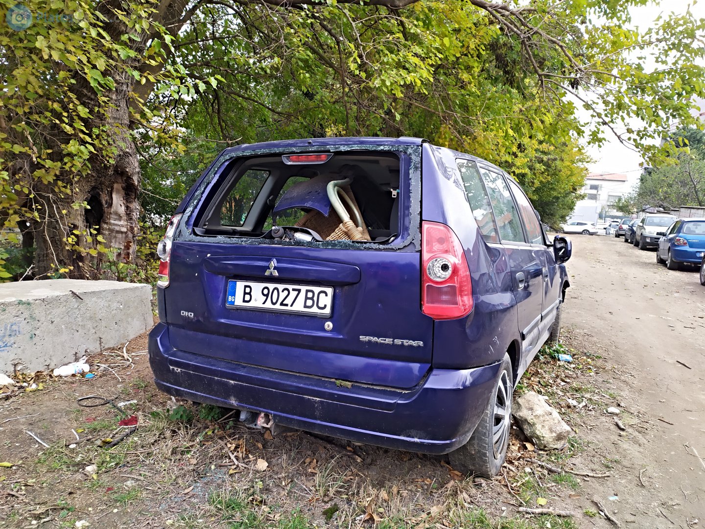 B 9027 BC, Mitsubishi Space Star 1st gen (DG), facelift, 2002–2005