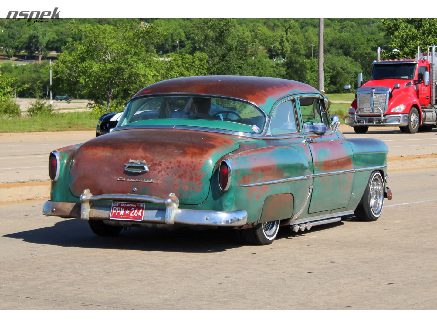 PPW-264, Chevrolet 210 1st gen 1954 DeLuxe 2-door Coupé (2124-1011; A-body), facelift, 1953–1954