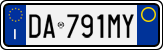 License plate of Italy, Cars (1994 year series)