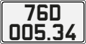 License plate of Vietnam, Cars