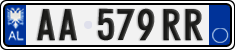 License plate of Albania, Cars (2011)