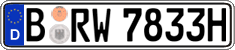 German license plate, Plates for oldtimers (type 