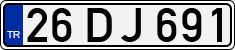 License plate of Turkey, Regular plates