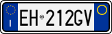 License plate of Italy, Cars (1994 year series)