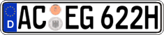 German license plate, Plates for oldtimers (type 
