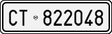 License plate of Italy, Cars (1927 year series)