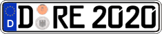 German license plate, Regular plates