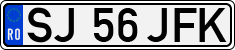 License plate of Romania, Regular plates