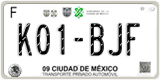Mexico City (DF), Cars (A00-AAA)