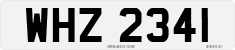 License plate of the United Kingdom, Northern Ireland (1966)