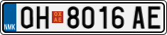 License plate of North Macedonia, Regular plates (2012)
