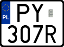 License plates of Poland, Special vehicles and motorcycles