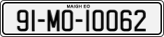 License plate of Ireland, Regular plates
