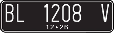 License plate of Indonesia, Regular plates
