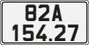 License plate of Vietnam, Cars