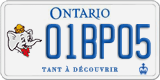 Ontario, Specialty plates (12AB34)