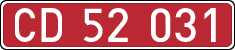 License plates of Spain, Diplomatic