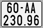 License plate of Vietnam, Motorcycles