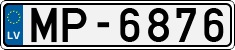 License plate of Latvia, Regular car plates