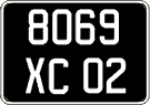 French license plate, FNI