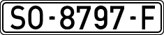License plates of Spain, 1971 year series