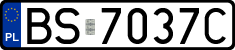 License plates of Poland, Regular car plates