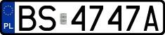 License plates of Poland, Regular car plates
