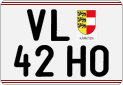 License plate of Austria, Regular plates