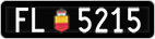 License plate of Liechtenstein, Cars