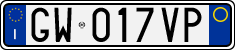 License plate of Italy, Cars (1994 year series)