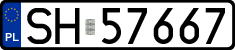 License plates of Poland, Regular car plates